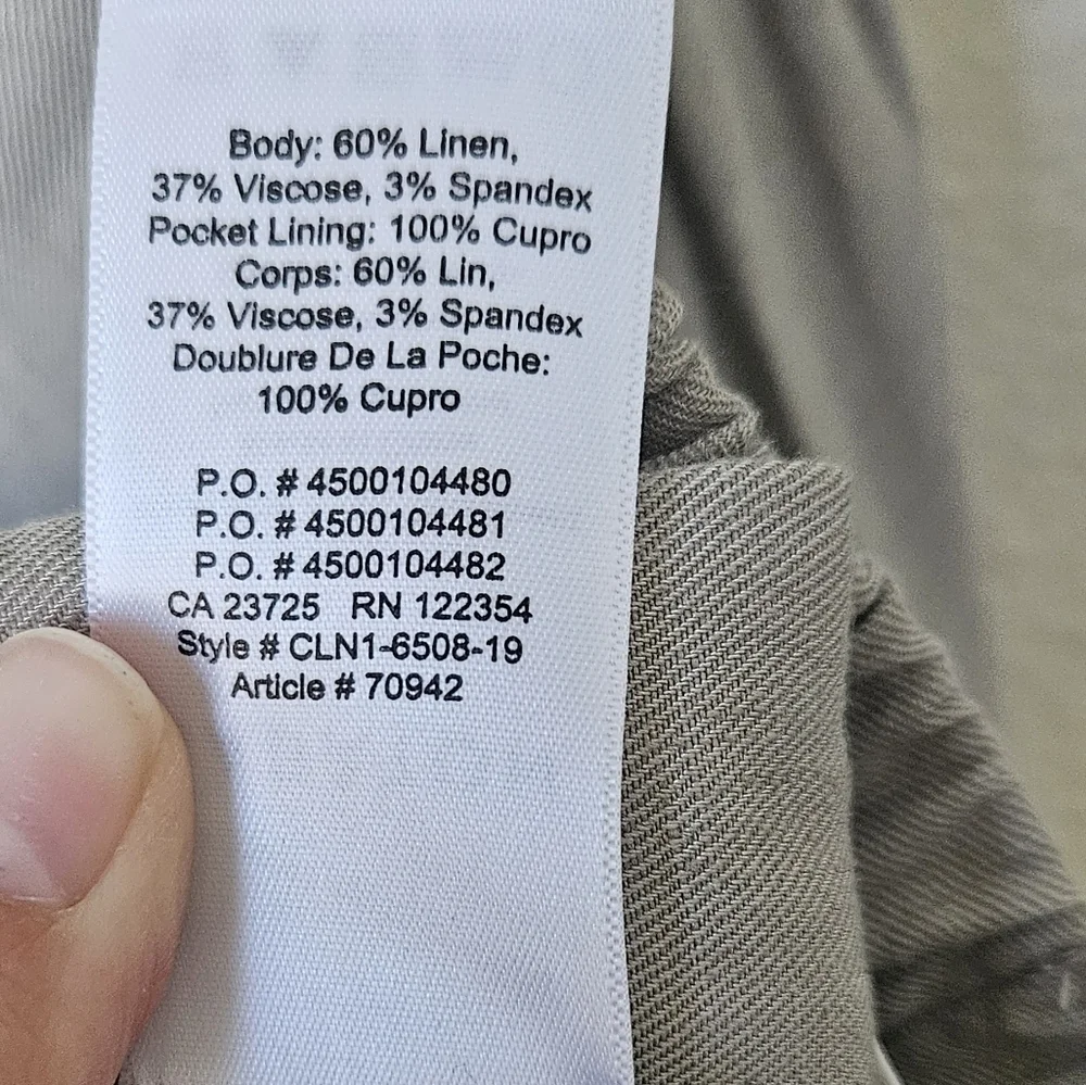 Aritizia Babaton Conan Linen Pants 10